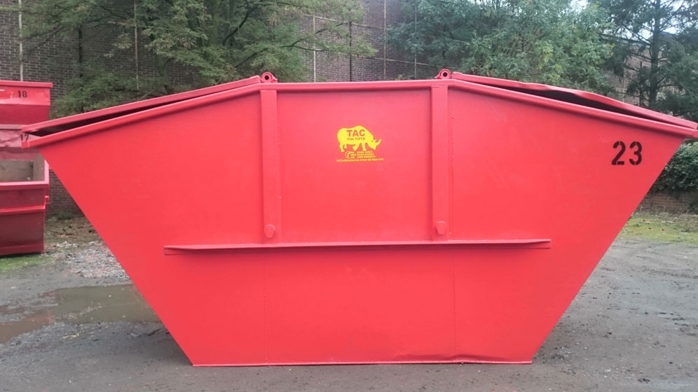 Geschlossener Absetzcontainer 10 Kubikmeter